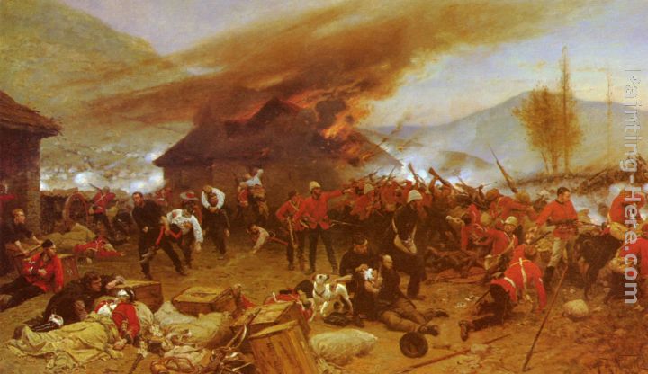 The Defence Of Rorke's Drift painting - Alphonse de Neuville The Defence Of Rorke's Drift art painting